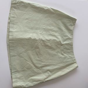 Helmut Lang mint green skirt